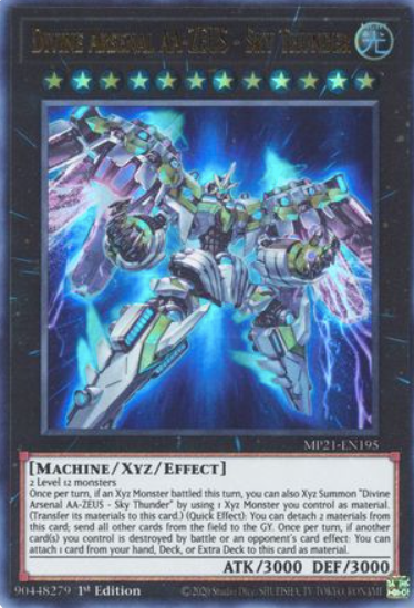 Divine Arsenal AA-ZEUS - Sky Thunder - MP21-EN195 - Ultra Rare 1st Edition