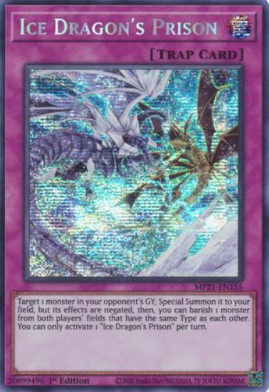 Ice Dragon's Prison - MP21-EN155 - Prismatic Secret Rare 1st Edition