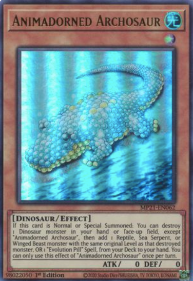 Animadorned Archosaur - MP21-EN062 - Ultra Rare 1st Edition