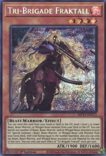 Tri-Brigade Fraktall - MP21-EN171 - Prismatic Secret Rare 1st Edition