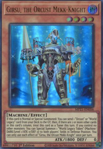 Girsu, the Orcust Mekk-Knight - MP21-EN056 - Ultra Rare 1st Edition