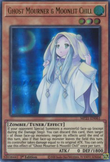 Ghost Mourner & Moonlit Chill - MP21-EN061 - Ultra Rare 1st Edition