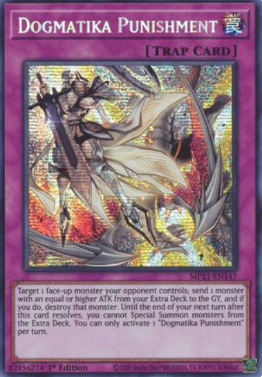 Dogmatika Punishment - MP21-EN147 - Prismatic Secret Rare 1st Edition