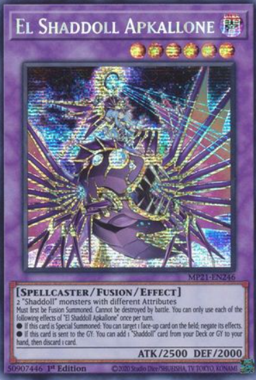 El Shaddoll Apkallone - MP21-EN246 - Prismatic Secret Rare 1st Edition