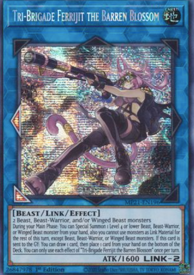 Tri-Brigade Ferrijit the Barren Blossom - MP21-EN196 - Prismatic Secret Rare