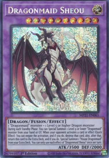 Dragonmaid Sheou - MP21-EN065 - Prismatic Secret Rare 1st Edition