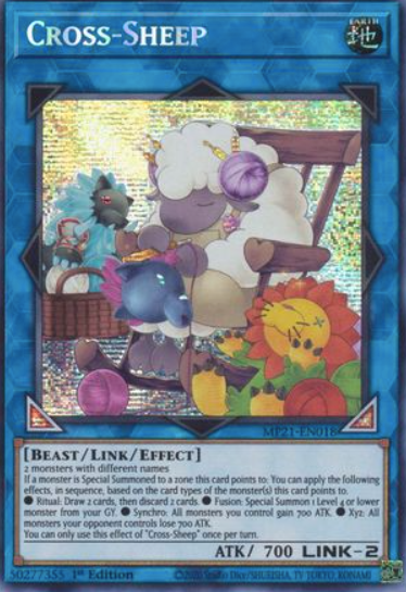 Cross-Sheep - MP21-EN018 - Prismatic Secret Rare 1st Edition