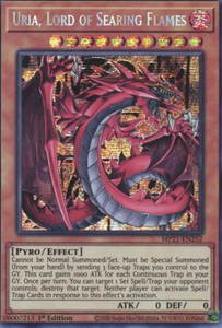 Uria, Lord of Searing Flames - MP21-EN252 - Prismatic Secret Rare 1st Edition