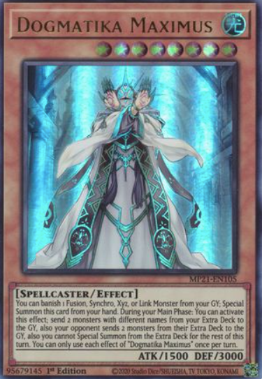 Dogmatika Maximus - MP21-EN105 - Ultra Rare 1st Edition