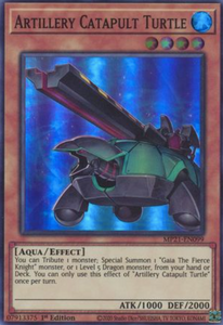 Artillery Catapult Turtle - MP21-EN099 - Super Rare 1st Edition