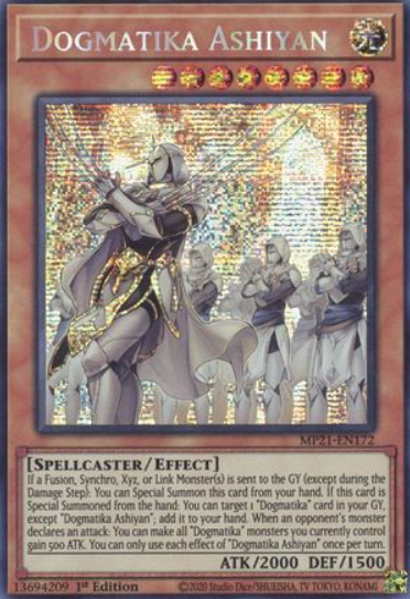 Dogmatika Ashiyan - MP21-EN172 - Prismatic Secret Rare 1st Edition