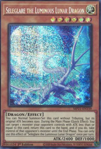 Seleglare the Luminous Lunar Dragon - MP21-EN159 - Prismatic Secret Rare 1st Edition