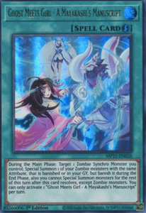 Ghost Meets Girl - A Mayakashi's Manuscript - MP21-EN026 - Ultra Rare 1st Edition