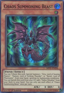 Chaos Summoning Beast - MP21-EN250 - Super Rare 1st Edition