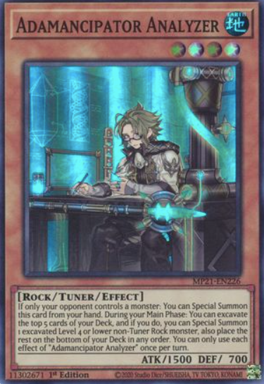 Adamancipator Analyzer - MP21-EN226 - Super Rare 1st Edition