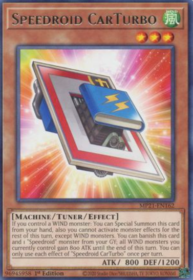 Speedroid CarTurbo - MP21-EN162 - Rare 1st Edition