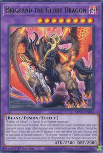 Brigrand the Glory Dragon - MP21-EN185 - Rare 1st Edition