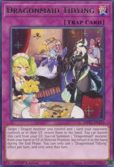 Dragonmaid Tidying - MP21-EN153 - Rare 1st Edition