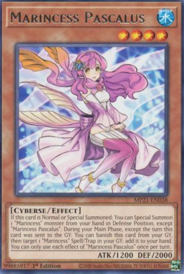 Marincess Pascalus - MP21-EN038 - Rare 1st Edition