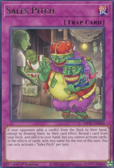 Sales Pitch - MP21-EN030 - Rare 1st Edition