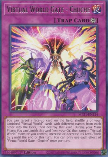 Virtual World Gate - Chuche - MP21-EN214 - Rare 1st Edition