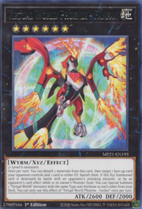Virtual World Phoenix - Fanfan - MP21-EN193 - Rare 1st Edition