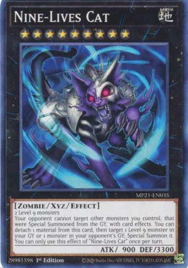 Nine-Lives Cat - MP21-EN035 - Common 1st Edition