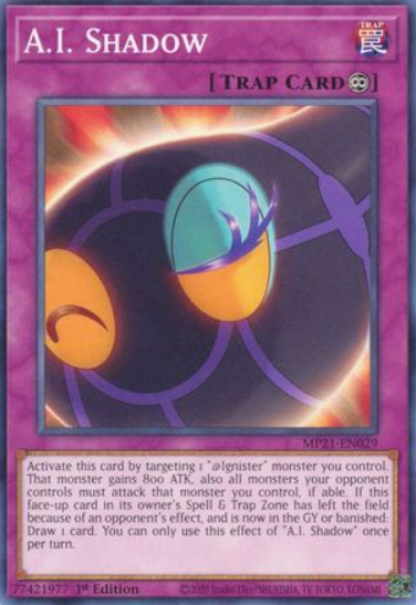 A.I. Shadow - MP21-EN029 - Common 1st Edition