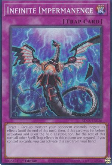 Infinite Impermanence - SDCS-EN036 - Super Rare 1st Edition