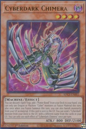 Cyberdark Chimera - SDCS-EN002 - Ultra Rare 1st Edition