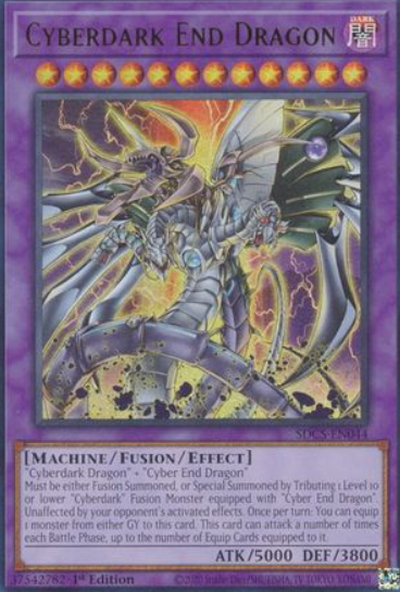 Cyberdark End Dragon - SDCS-EN044 - Ultra Rare 1st Edition
