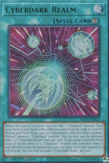 Cyberdark Realm - SDCS-EN023 - Ultra Rare 1st Edition