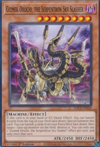 Gizmek Orochi, the Serpentron Sky Slasher - SDCS-EN020 - Common 1st Edition