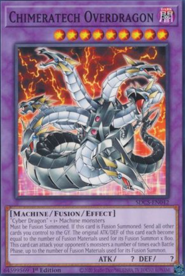 Chimeratech Overdragon - SDCS-EN042 - Common 1st Edition