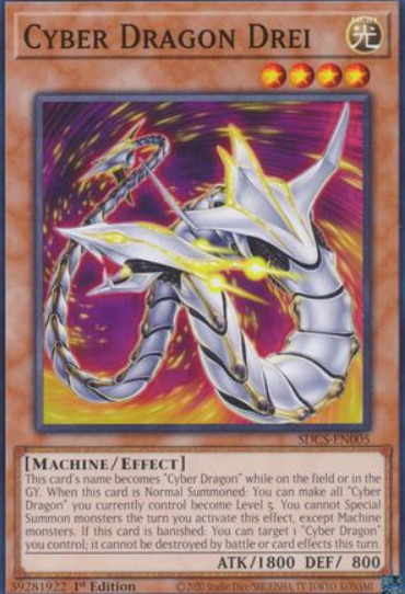 Cyber Dragon Drei - SDCS-EN005 - Common 1st Edition