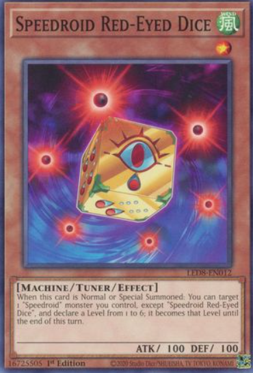 Speedroid Red-Eyed Dice - LED8-EN012 - Common 1st Edition