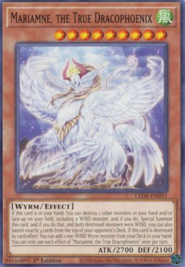 Mariamne, the True Dracophoenix - LED8-EN051 - Common 1st Edition