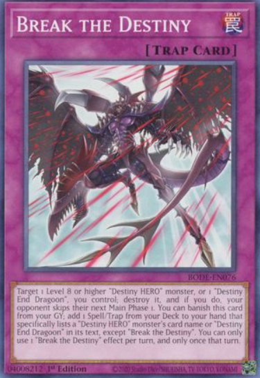 Break the Destiny - BODE-EN076 - Common 1st Edition