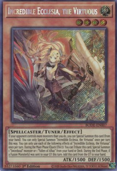 Incredible Ecclesia, the Virtuous - BODE-EN007 - Secret Rare 1st Edition