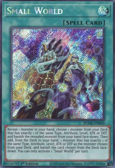 Small World - BODE-EN069 - Secret Rare 1st Edition