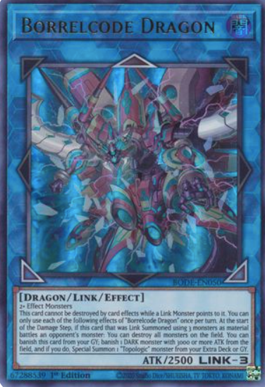 Borrelcode Dragon - BODE-EN050 - Ultra Rare 1st Edition