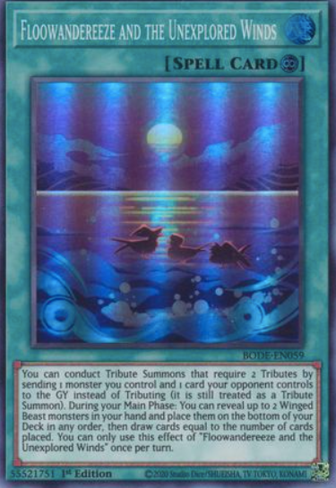 Floowandereeze and the Unexplored Winds - BODE-EN059 - Super Rare 1st Edition