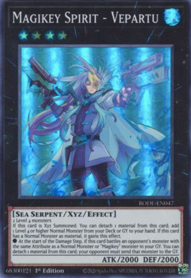 Magikey Spirit - Vepartu - BODE-EN047 - Super Rare 1st Edition