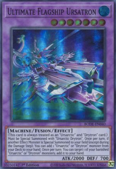 Ultimate Flagship Ursatron - BODE-EN040 - Super Rare 1st Edition