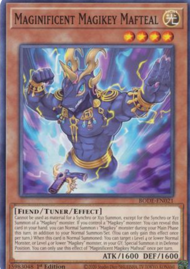 Maginificent Magikey Mafteal - BODE-EN021 - Common 1st Edition