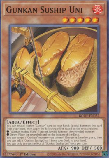 Gunkan Suship Uni - BODE-EN022 - Common 1st Edition