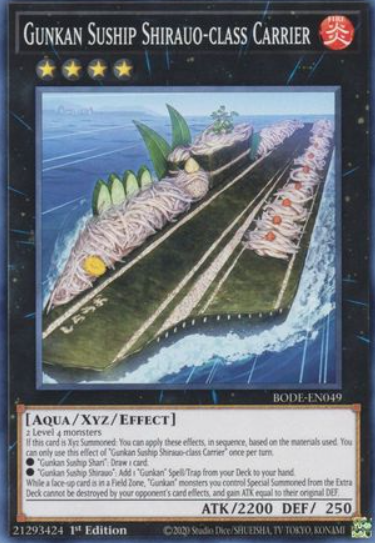 Gunkan Suship Shirauo-class Carrier - BODE-EN049 - Common 1st Edition
