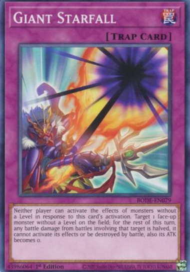 Giant Starfall - BODE-EN079 - Common 1st Edition