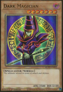 Dark Magician - MGED-EN002 - Premium Gold Rare 1st Edition