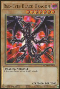 Red-Eyes Black Dragon - MGED-EN003 - Premium Gold Rare 1st Edition
